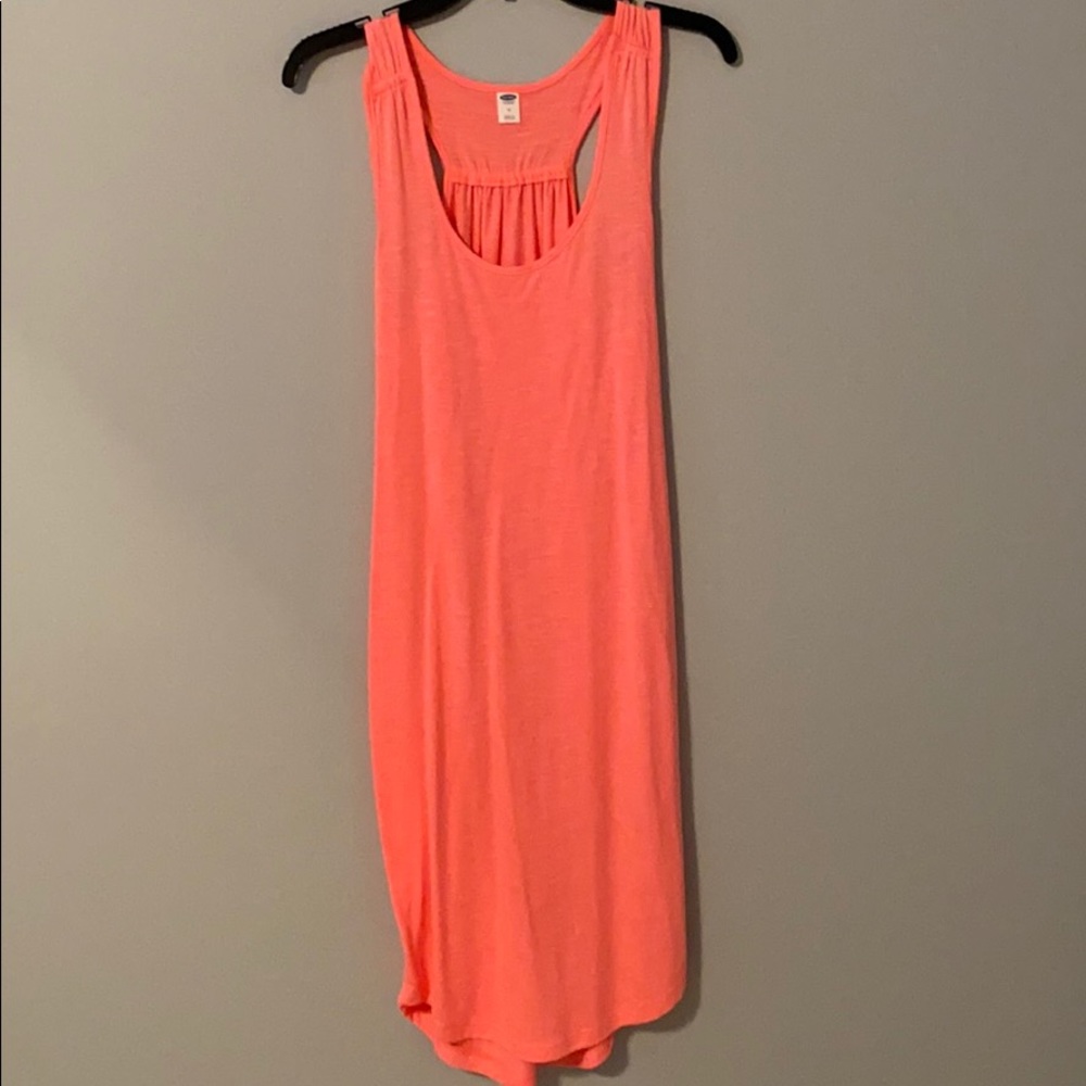 Tank dress peach